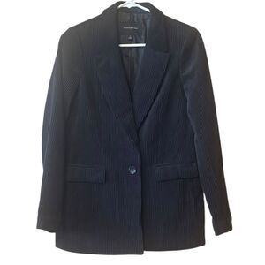 Banana Republic Factory Black Corduroy Jacket / Blazer Size 2